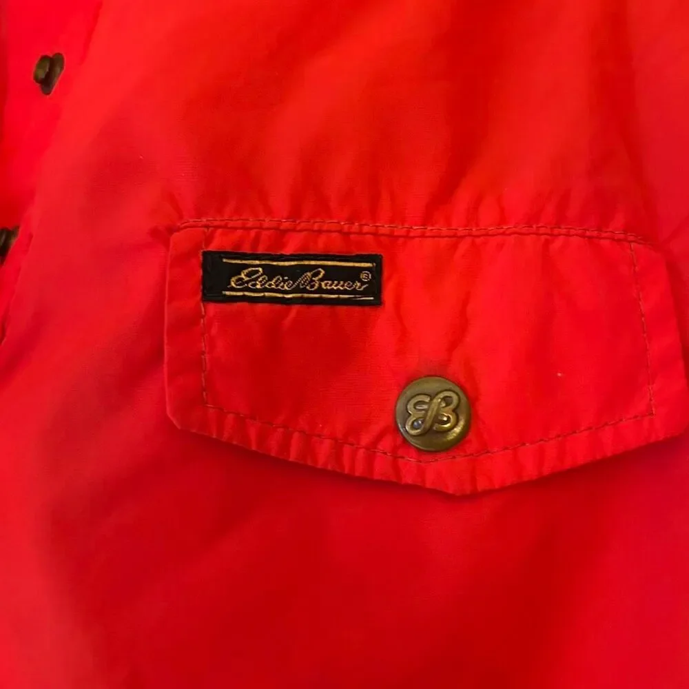 Eddie-bauer Men's Red and Pink Jacket